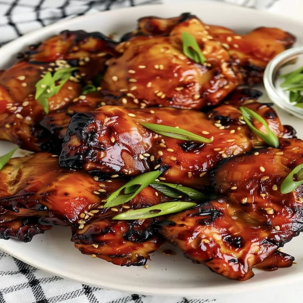 Hoisin Air Fryer Chicken Thighs